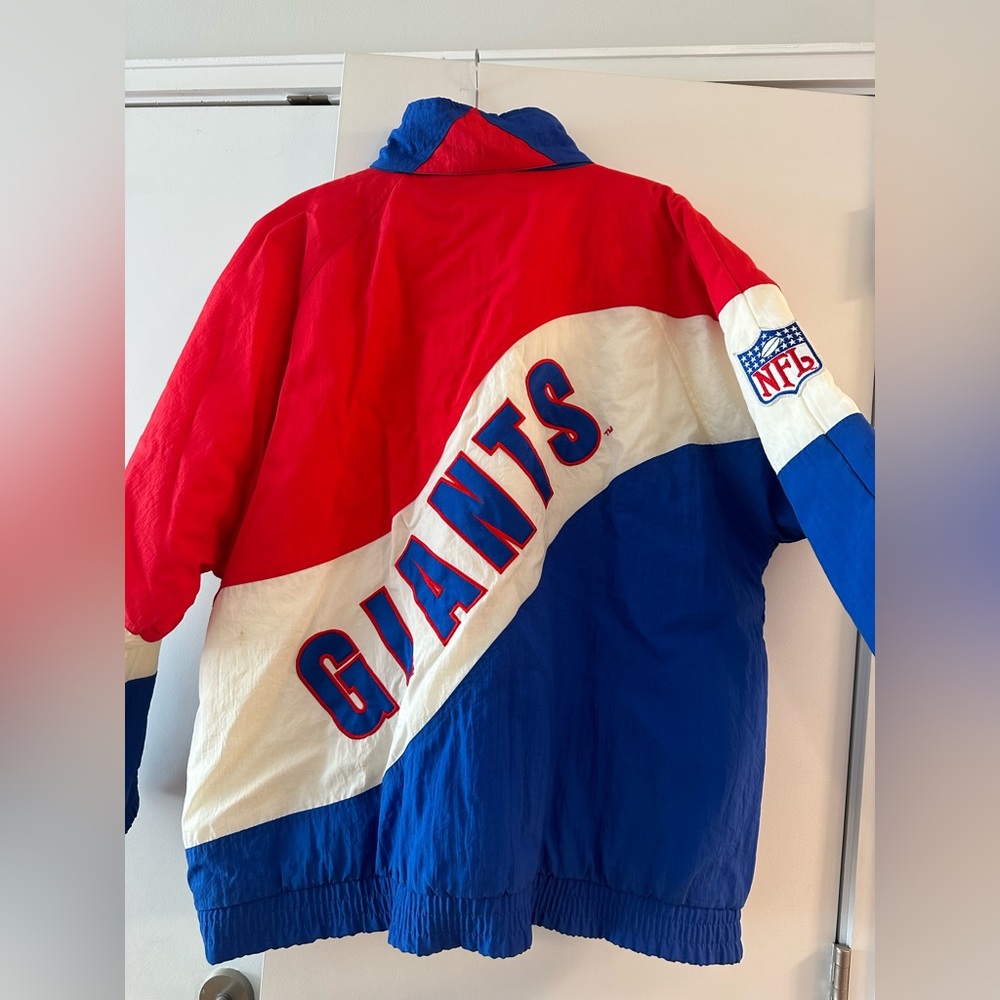 VINTAGE NY GIANTS NYLON JACKET